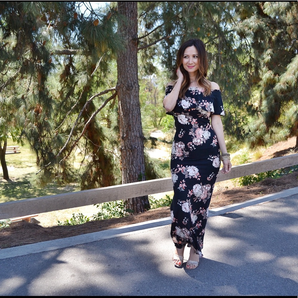 Off the shoulder dress